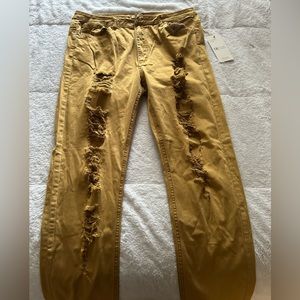 weird color jeans